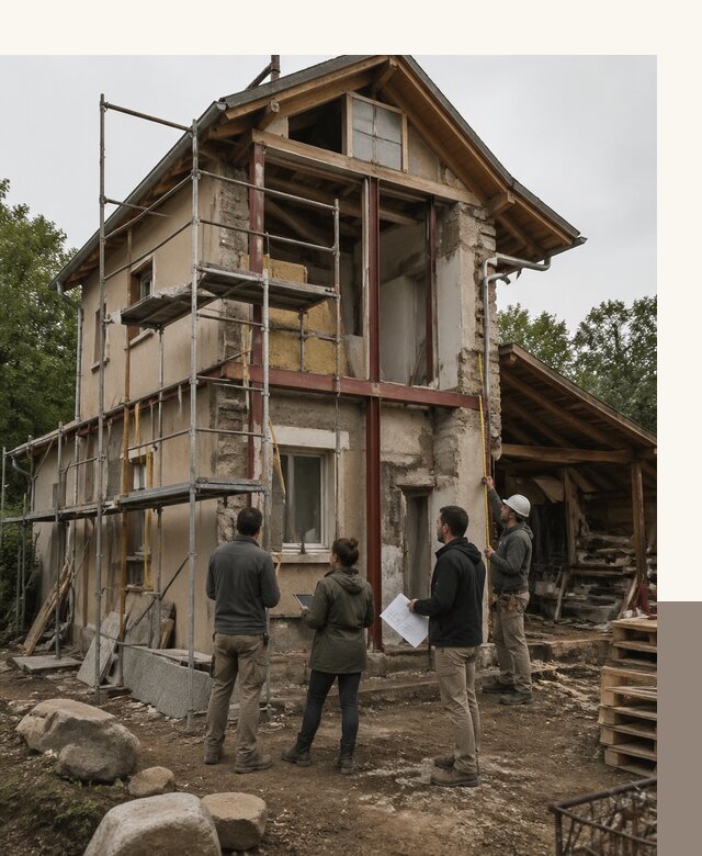 Реконструкция загородного дома под ключ в Морозовске от бюро
