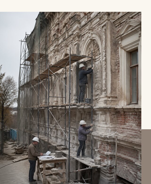 Реставрация объектов культурного наследия под ключ в Морозовске