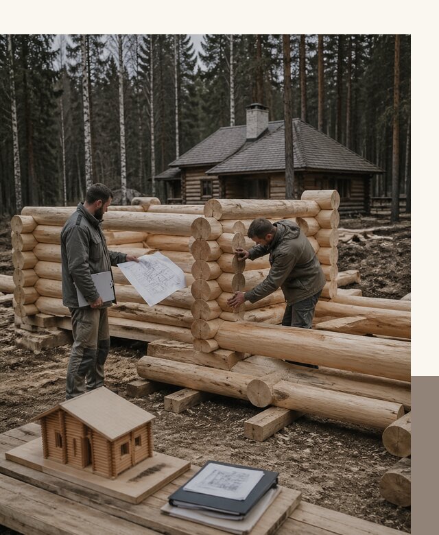 Проектирование и строительство домов из бревна в Морозовске